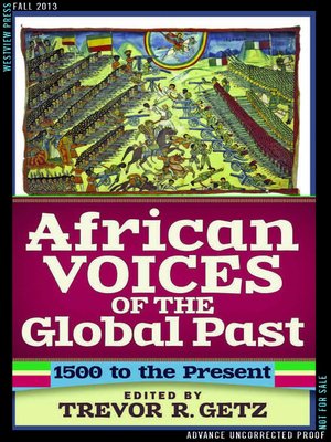 cover image of African Voices of the Global Past